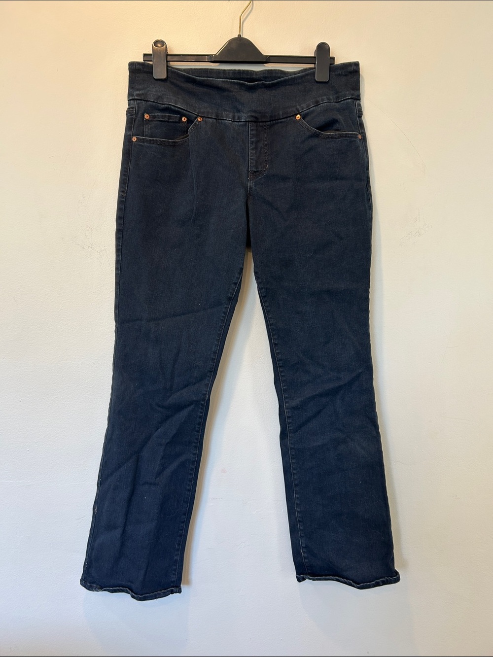 Jag Jeans Women’s Pull On Dark Blue Boot Cut Jeans